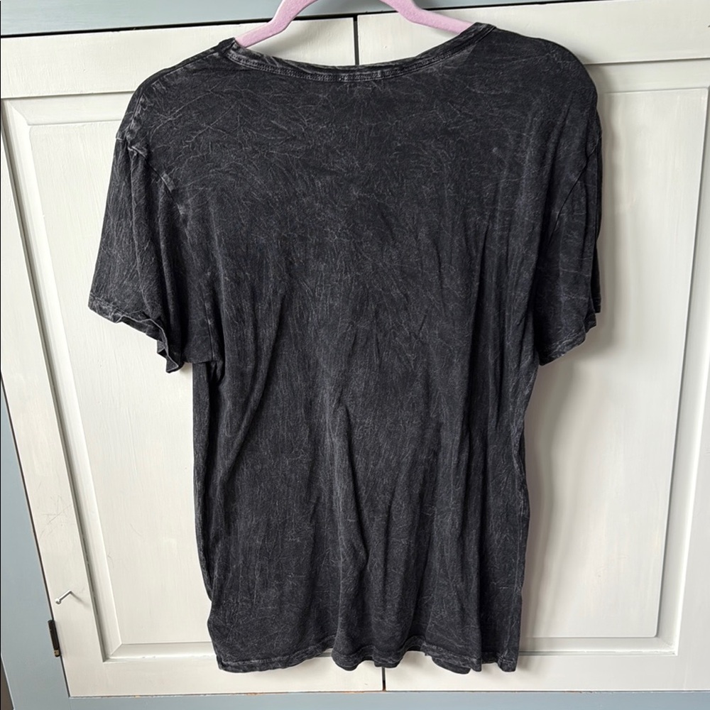 Express CHAMPAGNE PROBLEMS Black Mineral Washed Graphic Tee Size M Taylor Swift - Picture 3 of 6
